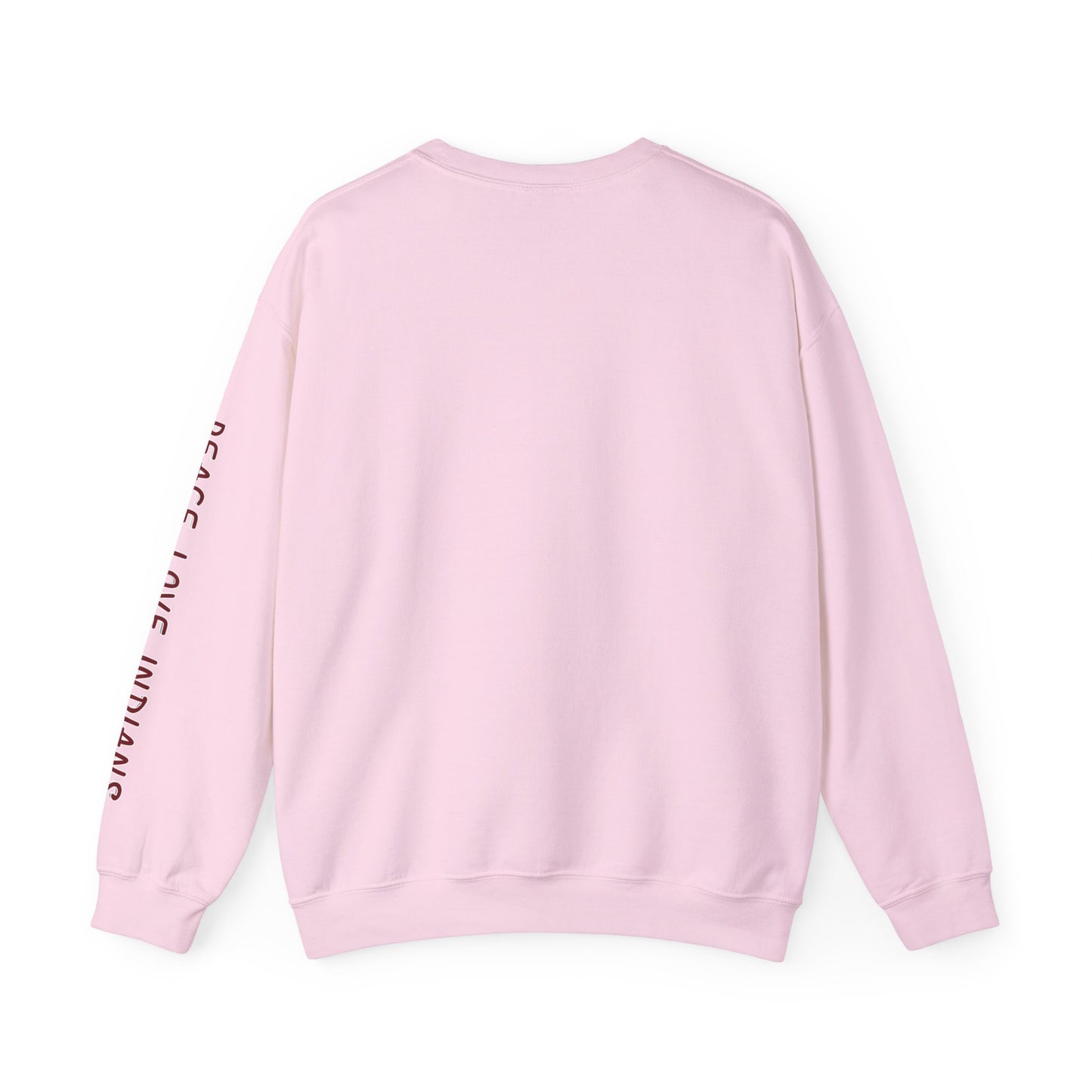 Peace Love Unisex Crewneck Sweatshirt, Sports Apparel, Team Spirit Wear, Cozy Gift for Fans, Casual Game Day Outfit