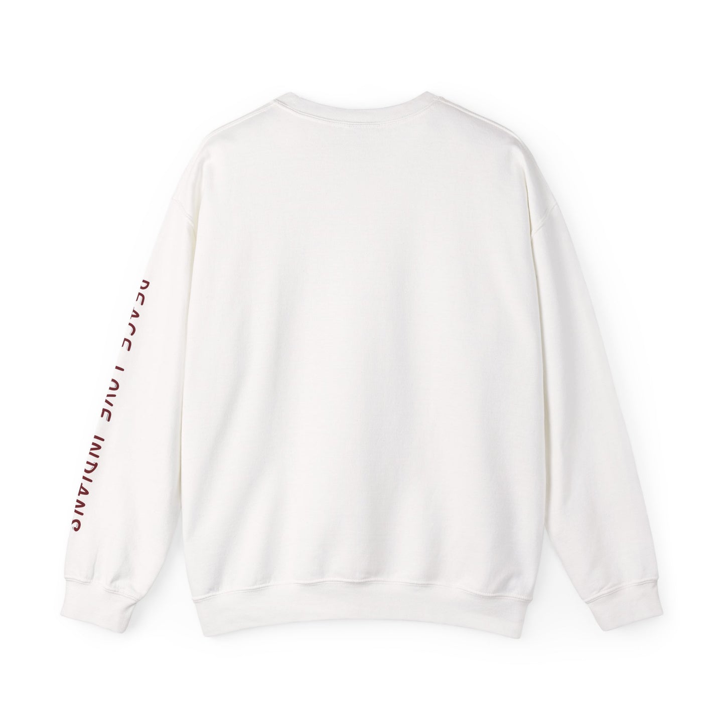 Peace Love Unisex Crewneck Sweatshirt, Sports Apparel, Team Spirit Wear, Cozy Gift for Fans, Casual Game Day Outfit