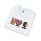 Unisex T-Shirt Peace Love Pocola Indians