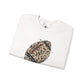 Leopard Football without Designs on Sleeves Unisex Crewneck Sweatshirt | Cozy Sports Apparel, Fall Fashion, Game Day Outfit, Gift for Sports Fans, Sweatshirt for