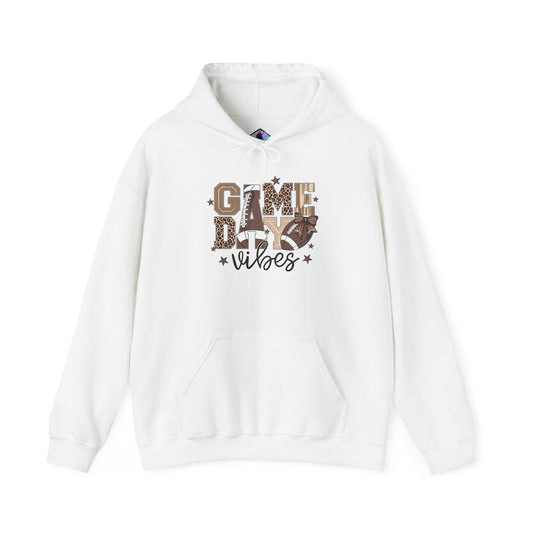 Game Day Vibes Unisex Heavy Blend Hoodie, Cozy Sportswear, Perfect for Tailgating, Casual Comfort, Gift for Sports Fans