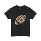 Leopard Print Football Tee, Unisex Cotton Shirt, Sportswear, Game Day Outfit, Unique Gift for Sports Lovers, Casual Wear