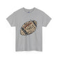 Leopard Print Football Tee, Unisex Cotton Shirt, Sportswear, Game Day Outfit, Unique Gift for Sports Lovers, Casual Wear