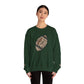 Leopard Print Football Sweatshirt, Cozy Crewneck, Unisex Apparel, Perfect for Game Day, Sports Gift, Fall Fashion