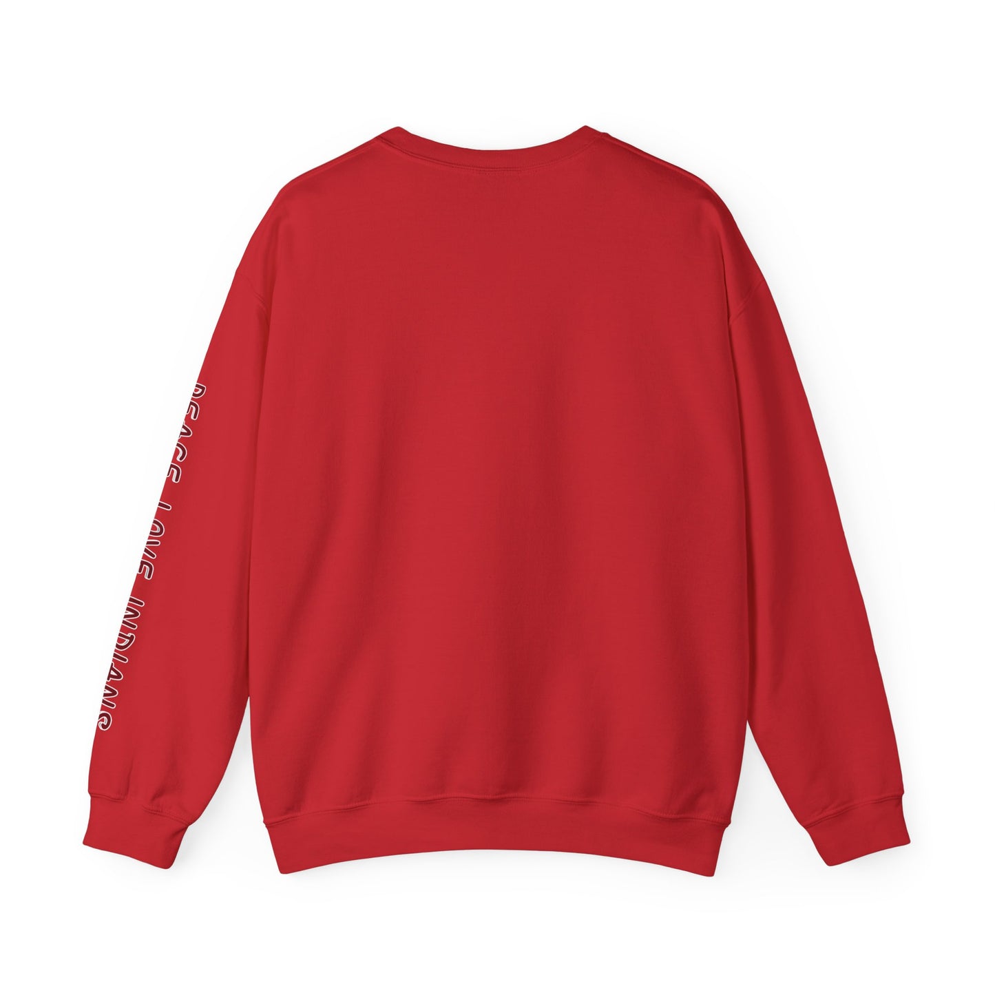 Peace Love Unisex Crewneck Sweatshirt, Sports Apparel, Team Spirit Wear, Cozy Gift for Fans, Casual Game Day Outfit