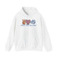 Peace Love Bulldogs Hoodie - Unisex Heavy Blend™ Sweatshirt, Casual Wear, Gift for Dog Lovers, Cozy Sweater, College Spirit Apparel