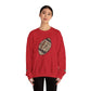 Leopard Print Football Sweatshirt, Cozy Crewneck, Unisex Apparel, Perfect for Game Day, Sports Gift, Fall Fashion