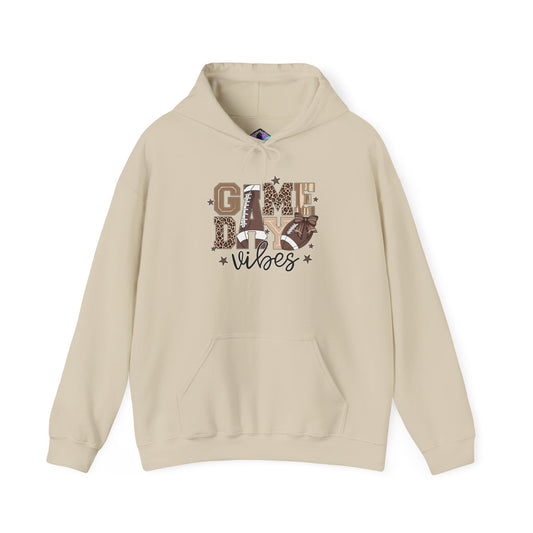 Game Day Vibes Unisex Heavy Blend Hoodie, Cozy Sportswear, Perfect for Tailgating, Casual Comfort, Gift for Sports Fans