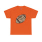 Leopard Print Football Tee, Unisex Cotton Shirt, Sportswear, Game Day Outfit, Unique Gift for Sports Lovers, Casual Wear