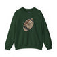 Leopard Football without Designs on Sleeves Unisex Crewneck Sweatshirt | Cozy Sports Apparel, Fall Fashion, Game Day Outfit, Gift for Sports Fans, Sweatshirt for