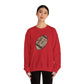 Leopard Football without Designs on Sleeves Unisex Crewneck Sweatshirt | Cozy Sports Apparel, Fall Fashion, Game Day Outfit, Gift for Sports Fans, Sweatshirt for