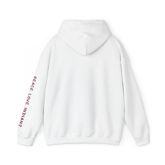 Peace & Love Hoodie: Unisex Heavy Blend Sweatshirt | Cozy Streetwear, Casual Fashion, Gift for Friends, Ideal for Any Occasion