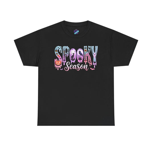 Spooky Season Tee, Halloween T-Shirt, Unisex Cotton Shirt, Fall Apparel, Fun Graphic Tee, Halloween Costume