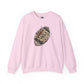 Leopard Football without Designs on Sleeves Unisex Crewneck Sweatshirt | Cozy Sports Apparel, Fall Fashion, Game Day Outfit, Gift for Sports Fans, Sweatshirt for