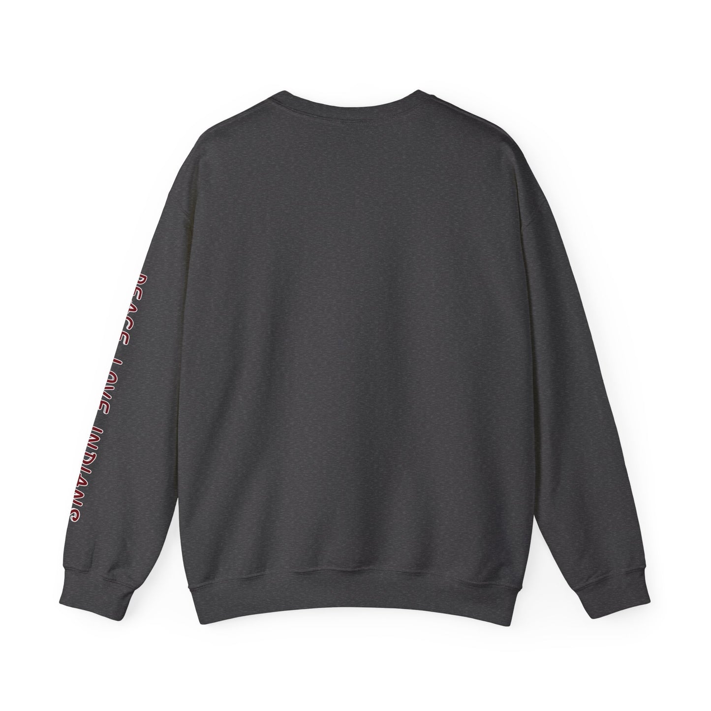Peace Love Unisex Crewneck Sweatshirt, Sports Apparel, Team Spirit Wear, Cozy Gift for Fans, Casual Game Day Outfit