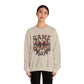 Game Day Unisex Crewneck Sweatshirt, Sports Apparel, Team Spirit Wear, Cozy Gift for Fans, Casual Game Day Outfit