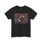Sporty Unisex Heavy Cotton Tee with 'Indians' Design, Sports Fan Tee, Game Day Shirt, Casual Wear, Gift for Him/Her