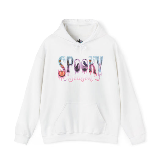 Spooky Season Hoodie, Unisex Pullover, Fall Wardrobe, Halloween Gift, Cozy Sweatshirt, Casual Wear