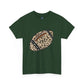 Leopard Print Football Tee, Unisex Cotton Shirt, Sportswear, Game Day Outfit, Unique Gift for Sports Lovers, Casual Wear