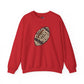 Leopard Football without Designs on Sleeves Unisex Crewneck Sweatshirt | Cozy Sports Apparel, Fall Fashion, Game Day Outfit, Gift for Sports Fans, Sweatshirt for