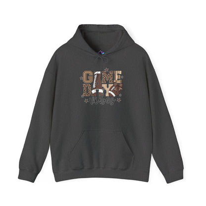 Game Day Vibes Unisex Heavy Blend Hoodie, Cozy Sportswear, Perfect for Tailgating, Casual Comfort, Gift for Sports Fans