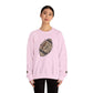 Leopard Print Football Sweatshirt, Cozy Crewneck, Unisex Apparel, Perfect for Game Day, Sports Gift, Fall Fashion