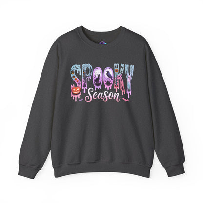 Spooky Season Crewneck Sweatshirt | Unisex Fall Fashion, Halloween Attire, Cozy Casual Wear, Gift for Halloween Lovers, Comfy Sweatshirt