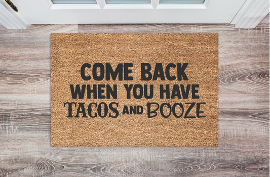 Tacos and booze
